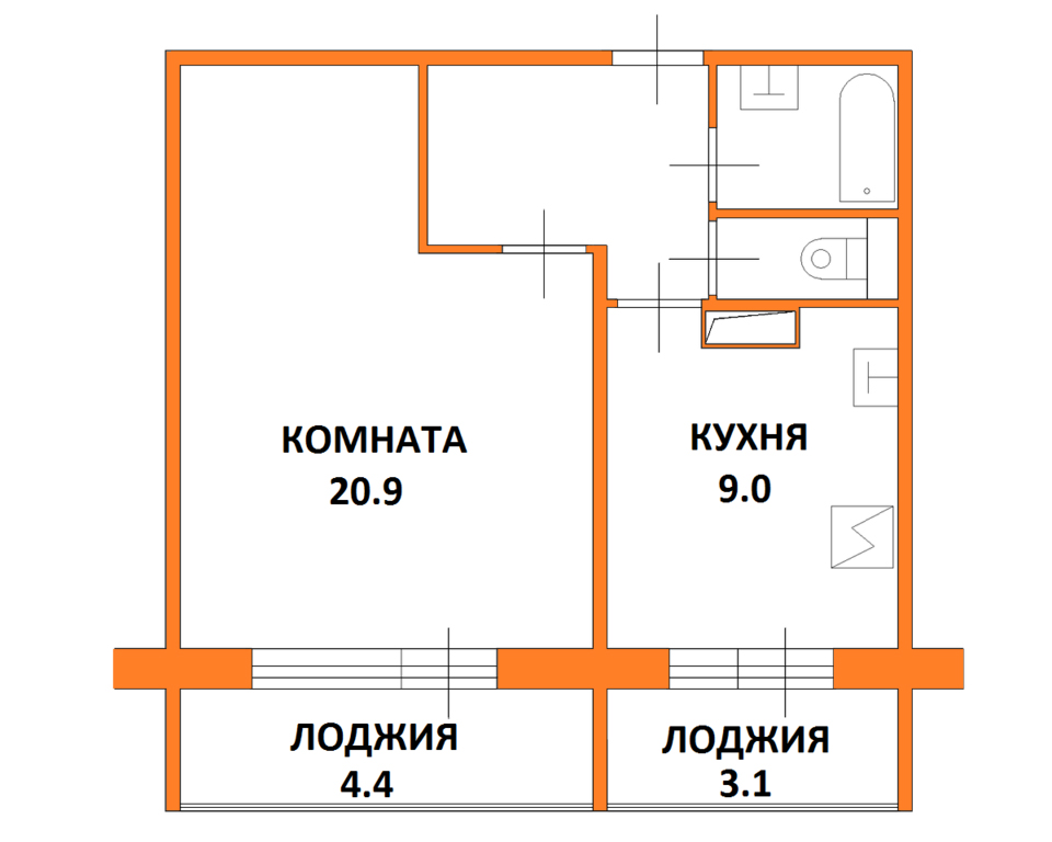 Снять квартиру Свиблово, Амундсена 7