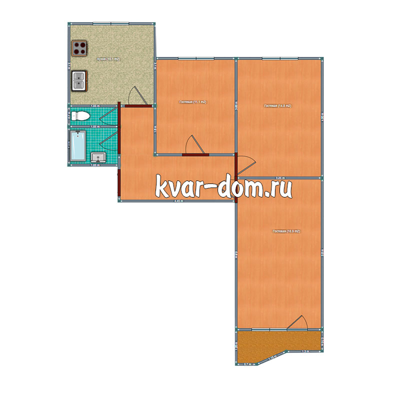 Снять квартиру Славянский бульвар, Герасима Курина 14